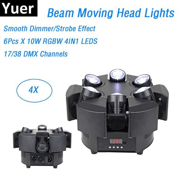 effects 4pcs/lot 6 heads smart beam moving head lights lyre 6x10w rgbw 4in1 led stage perfect for theater disco
effects 4pcs/lot 6 heads smart beam moving head lights lyre 6x10w rgbw 4in1 led stage perfect for theater disco