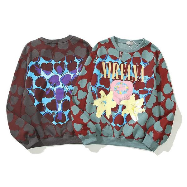 men's hoodies & sweatshirts autumn and winter women's same style heart printing hip hop pullover round-neck sweater, Black
men's hoodies & sweatshirts autumn and winter women's same style heart printing hip hop pullover round-neck sweater, Black