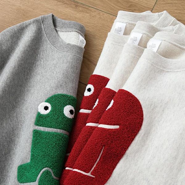 women's hoodies & sweatshirts 2021 sweatshirt casual all-match autumn korean long sleeve cartoon flocking loose simple hoodie, Black
women's hoodies & sweatshirts 2021 sweatshirt casual all-match autumn korean long sleeve cartoon flocking loose simple hoodie, Black