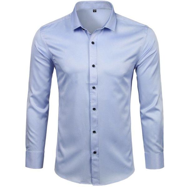 men's casual shirts bamboo fiber dress slim fit long sleeve male social comfortable non iron solid chemise homme blue, White;black
men's casual shirts bamboo fiber dress slim fit long sleeve male social comfortable non iron solid chemise homme blue, White;black