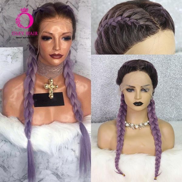 brown roots ombre purple wig synthetic lace front heat resistant cosplay box braided wigs for black women oley special offer1
brown roots ombre purple wig synthetic lace front heat resistant cosplay box braided wigs for black women oley special offer1
