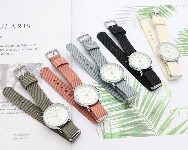 simple style quartz watches ultra-thin military army nylon clock watch casual sports hombre hour male *1 wristwatches, Slivery;brown
simple style quartz watches ultra-thin military army nylon clock watch casual sports hombre hour male *1 wristwatches, Slivery;brown
