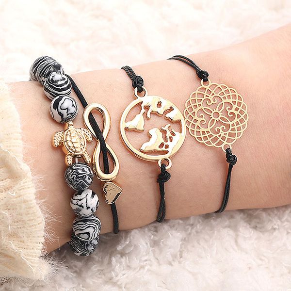 women wave bracelet for surfers braided rope friends woven adjustable bracelets waterproof handmade sets turtle charms, Golden;silver
women wave bracelet for surfers braided rope friends woven adjustable bracelets waterproof handmade sets turtle charms, Golden;silver