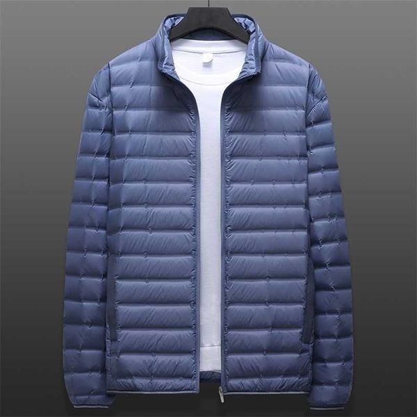 winter stand collar men's ultra light down jacket big size 7xl 8xl padded 90% white duck down warm coats zip pockets 211129, Black
winter stand collar men's ultra light down jacket big size 7xl 8xl padded 90% white duck down warm coats zip pockets 211129, Black
