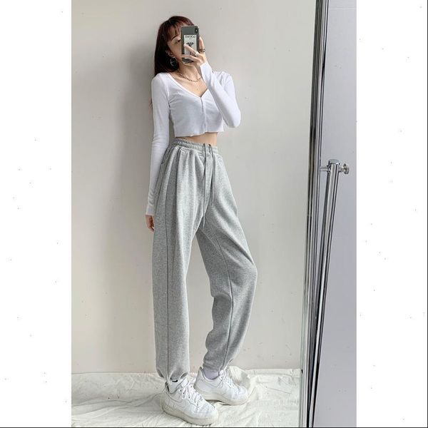 plus size sports joggers gray women capris sweatpants pockets elastic waist baggy korean style trousers sweat, Black;white
plus size sports joggers gray women capris sweatpants pockets elastic waist baggy korean style trousers sweat, Black;white