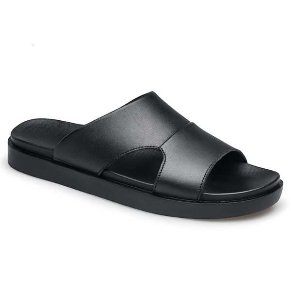 sandals men's summer slippers, men's casual high-quality shoes. 6vqc, Black