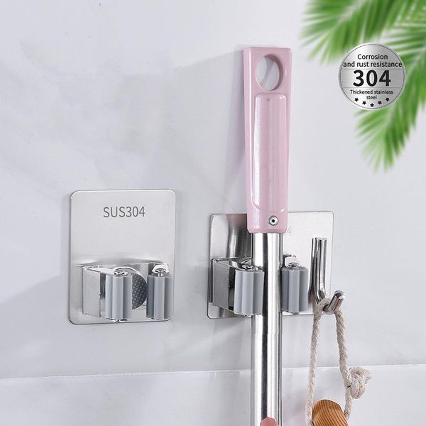 hooks & rails stainless steel wall-mounted mop clip broom nails to send nail glue bathroom balcony with firm black gray 2021
hooks & rails stainless steel wall-mounted mop clip broom nails to send nail glue bathroom balcony with firm black gray 2021