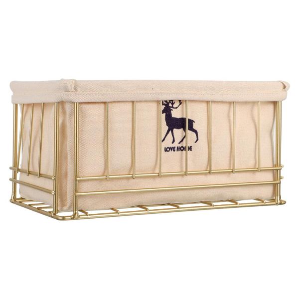 storage baskets 1pc decorative iron basket deskbedroom sundries holder golden 
storage baskets 1pc decorative iron basket deskbedroom sundries holder golden