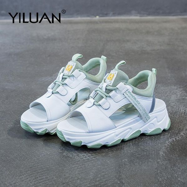 dress shoes yiluan sandals female 2021 summer models wild breathable sponge cake platform increased fashion sports dad woman, Black
dress shoes yiluan sandals female 2021 summer models wild breathable sponge cake platform increased fashion sports dad woman, Black