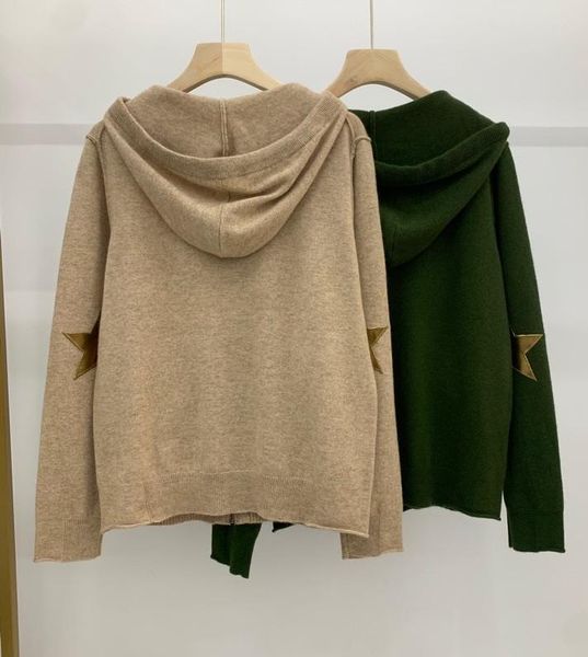 women's knits & tees women 2 colors 100% cashmere hooded sweater zipper drawstring arm star stitching design casual long sleeve cardiga, White
women's knits & tees women 2 colors 100% cashmere hooded sweater zipper drawstring arm star stitching design casual long sleeve cardiga, White