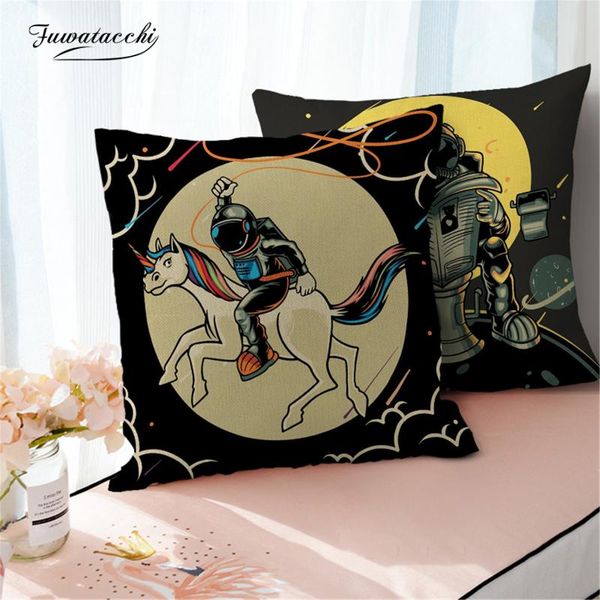 cushion/decorative pillow fuwatacchi cushion cover funny cartoon astronaut pattern black pillows case home decoration covers 45*45 cm funda
cushion/decorative pillow fuwatacchi cushion cover funny cartoon astronaut pattern black pillows case home decoration covers 45*45 cm funda