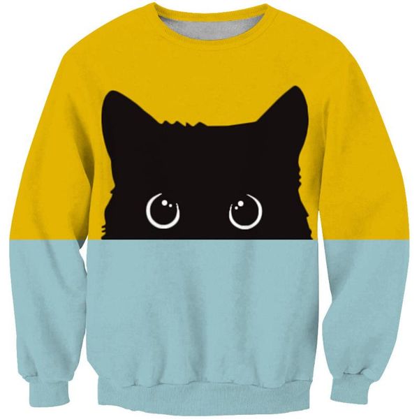 men's hoodies & sweatshirts sweatshirt o neck long sleeve casual cat printied pullover male autumn hip hop sports couple harajuku man, Black
men's hoodies & sweatshirts sweatshirt o neck long sleeve casual cat printied pullover male autumn hip hop sports couple harajuku man, Black