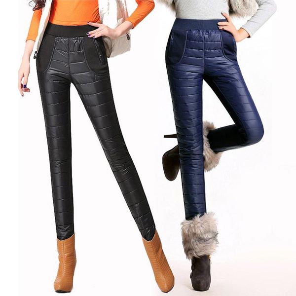 women's pants & capris double-sided down cotton trousers thick women wear high waist pencil windproof warm winter plus size 2021, Black;white
women's pants & capris double-sided down cotton trousers thick women wear high waist pencil windproof warm winter plus size 2021, Black;white