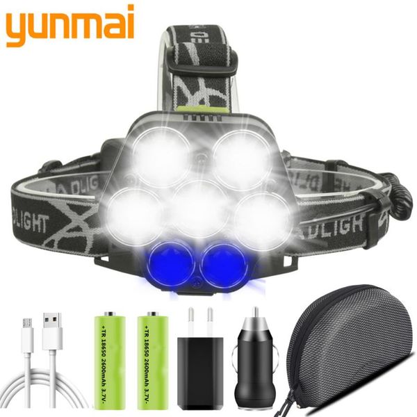 headlamps bulbs & blue light for fishing 7 core emitting color white head lamp led headlamp headlight 2pcs 18650 battery
headlamps bulbs & blue light for fishing 7 core emitting color white head lamp led headlamp headlight 2pcs 18650 battery
