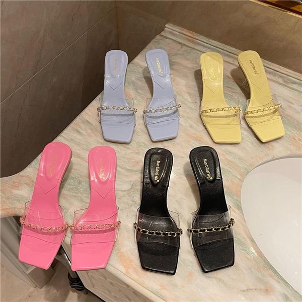 slippers shoes transparent low slipers women peep toe slides heeled mules jelly flip flops 2021 high glitter basic pu fabric rom, Black
slippers shoes transparent low slipers women peep toe slides heeled mules jelly flip flops 2021 high glitter basic pu fabric rom, Black