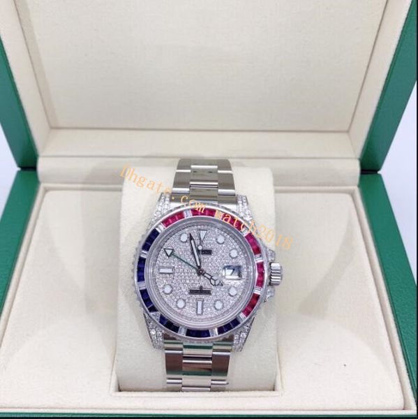 original box mens watches 116759 40mm diamond dial mechanical automatuc silver stainlesss steel bracelet luxury wristwatches, Slivery;brown
original box mens watches 116759 40mm diamond dial mechanical automatuc silver stainlesss steel bracelet luxury wristwatches, Slivery;brown