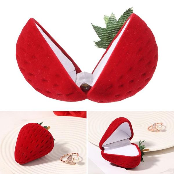 jewelry pouches, bags gift display holder functional ring box package strawberry container, Pink;blue
jewelry pouches, bags gift display holder functional ring box package strawberry container, Pink;blue