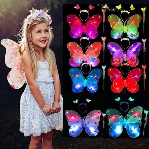 party decoration 3pcs/set double layers girls led flashing light fairy butterfly wing wand headband costume toy gift
party decoration 3pcs/set double layers girls led flashing light fairy butterfly wing wand headband costume toy gift