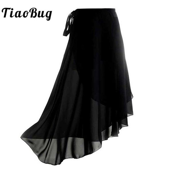 women dancewear lace-up asymmetrical sheer chiffon wrap long tutu ballet skirt gymnastics leotard bottoms dance costume stage wear, Black;red
women dancewear lace-up asymmetrical sheer chiffon wrap long tutu ballet skirt gymnastics leotard bottoms dance costume stage wear, Black;red