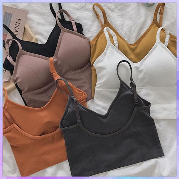 women's tanks & camis strap crop women backless camisole wireless bralette crochet tank female t-shirt cropped with chest padd, White
women's tanks & camis strap crop women backless camisole wireless bralette crochet tank female t-shirt cropped with chest padd, White