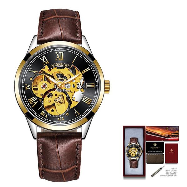 wristwatches wishdoit original design 2021 men's fashion watch brand hollow stainless steel waterproof luminous, Slivery;brown
wristwatches wishdoit original design 2021 men's fashion watch brand hollow stainless steel waterproof luminous, Slivery;brown