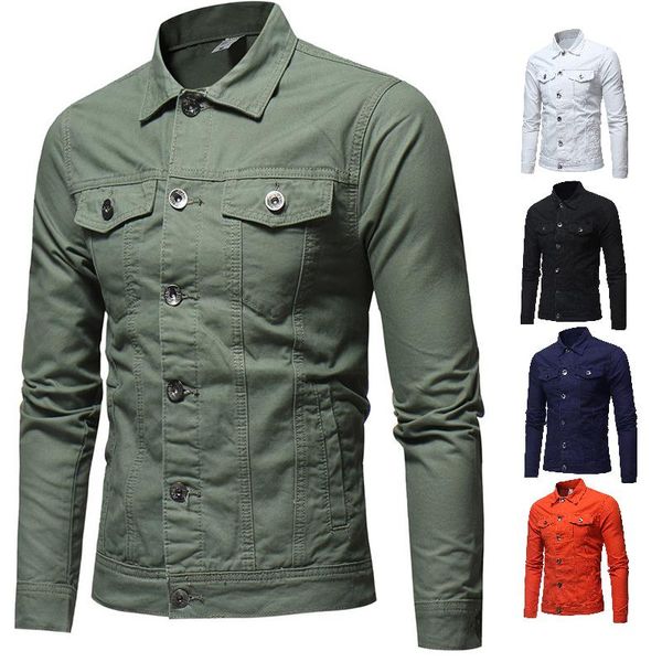 spring denim jackets men multi-color stretch slim men's jacket hip hop jeans casual fashion cotton solid coats male, Black;brown
spring denim jackets men multi-color stretch slim men's jacket hip hop jeans casual fashion cotton solid coats male, Black;brown