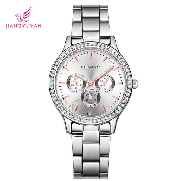 wristwatches 2021 women bracelet watch casual fashion diamond rhinestone stainless steel waterproof quartz, Slivery;brown
wristwatches 2021 women bracelet watch casual fashion diamond rhinestone stainless steel waterproof quartz, Slivery;brown