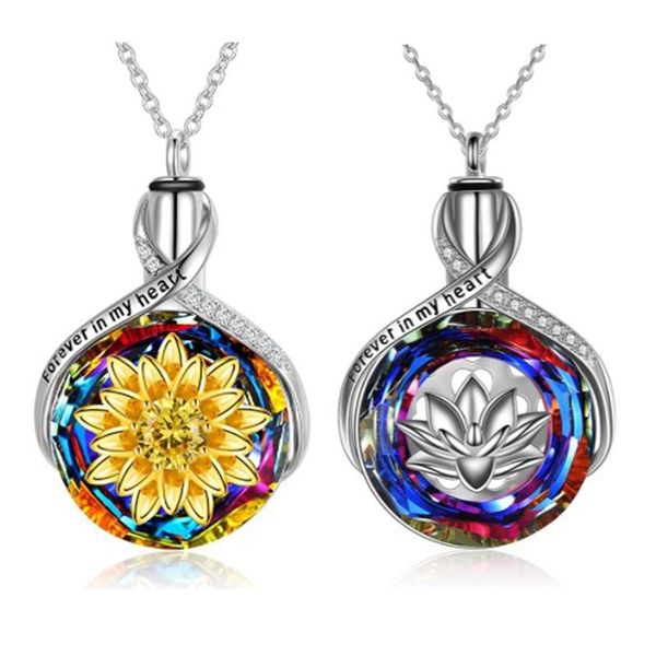 pendant necklaces sunflower ashes box necklace women fashion steel forever in my heart letter chain men, Silver
pendant necklaces sunflower ashes box necklace women fashion steel forever in my heart letter chain men, Silver