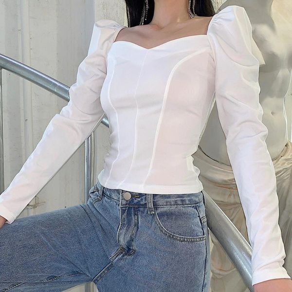 women's t-shirt 2021 harajuku elegant womens t shirt deep v streetwear women korean long sleeve tight chic tee shirts basic tshirt, White
women's t-shirt 2021 harajuku elegant womens t shirt deep v streetwear women korean long sleeve tight chic tee shirts basic tshirt, White