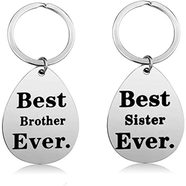 keychains water drop keychain brother sister key ring ever bff jewelry for friend birthday family gift present, Silver
keychains water drop keychain brother sister key ring ever bff jewelry for friend birthday family gift present, Silver