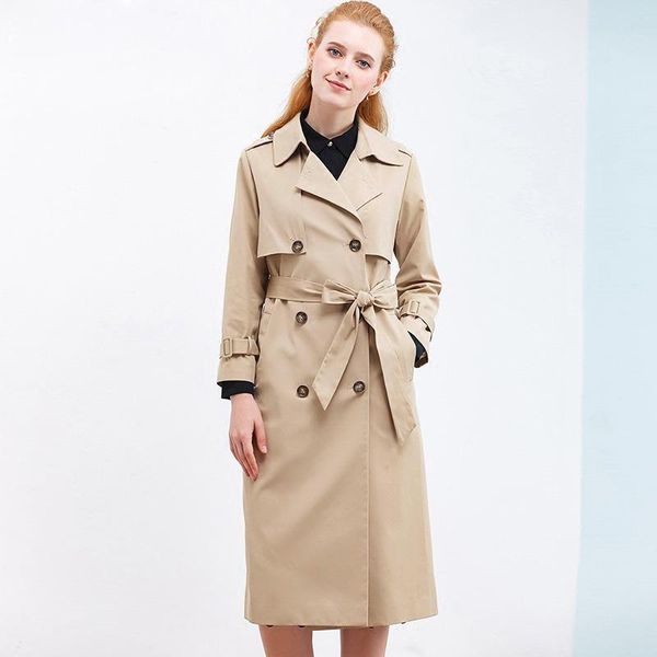 women's trench coats 2021 spring autumn vintage women sashes coat long windbreaker solid khaki turn-down collar elegant, Tan;black
women's trench coats 2021 spring autumn vintage women sashes coat long windbreaker solid khaki turn-down collar elegant, Tan;black