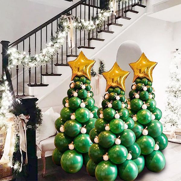 party decoration christmas balloons tree latex green balloon garland pillar for home xmas navidad year 2022 decor
party decoration christmas balloons tree latex green balloon garland pillar for home xmas navidad year 2022 decor