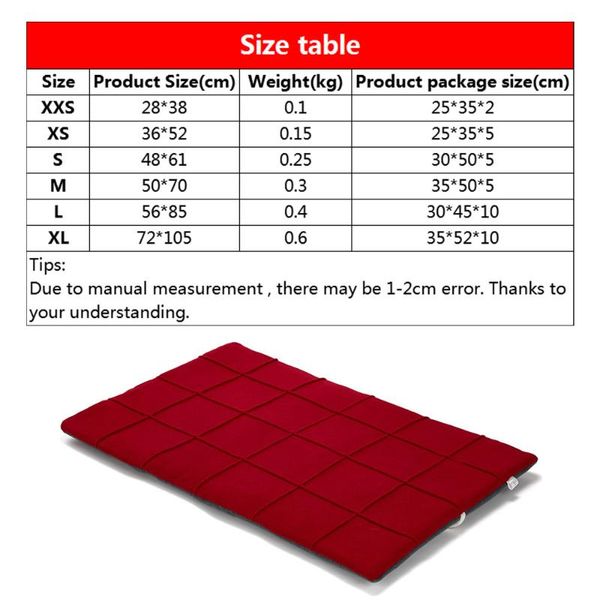 winter dog bed blanket fleece pet sleeping cover mats foldable sofa cushion mattress for small large dogs cats supplies kennels & pens
winter dog bed blanket fleece pet sleeping cover mats foldable sofa cushion mattress for small large dogs cats supplies kennels & pens