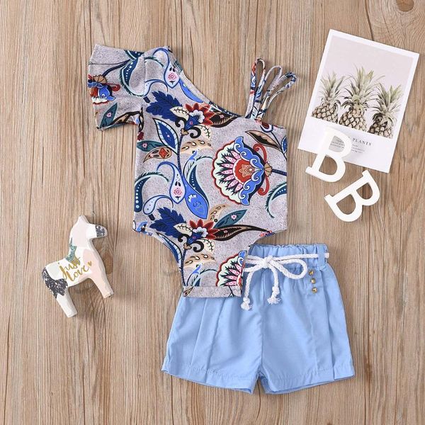clothing sets toddler baby girls summer casual sling printing jumpsuit shorts suit children kids outfits, White
clothing sets toddler baby girls summer casual sling printing jumpsuit shorts suit children kids outfits, White