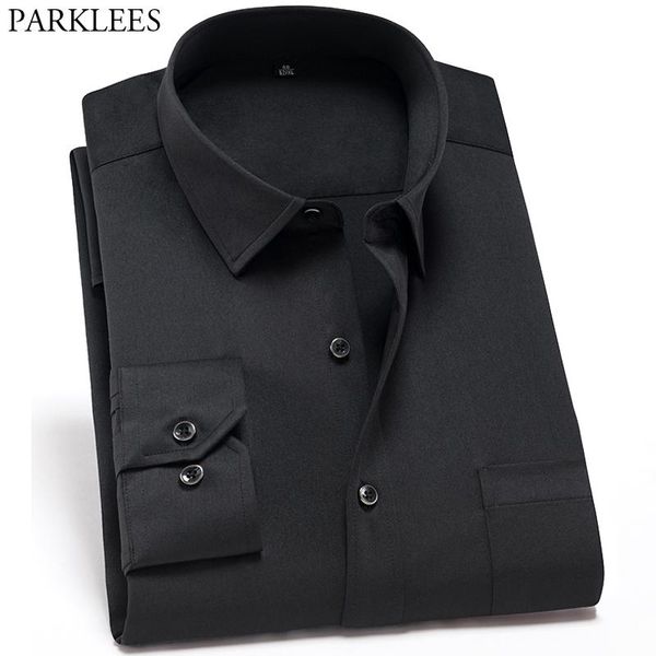 men's casual shirts mens bamboo fiber dress shirt elastic smooth men slim fit long sleeve soft business non iron work camisa, White;black
men's casual shirts mens bamboo fiber dress shirt elastic smooth men slim fit long sleeve soft business non iron work camisa, White;black