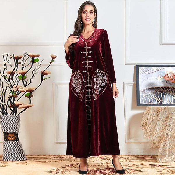 abaya dubai turkey muslim hijab dress islam maxi dresses for women european clothing musulman de mode robe africaine femme ropa, Red
abaya dubai turkey muslim hijab dress islam maxi dresses for women european clothing musulman de mode robe africaine femme ropa, Red