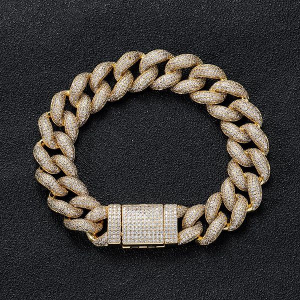 link, chain hip hop 5 rows cz stone paved bling iced out 15mm bubble round curb miami cuban link bracelets for men rapper jewelry, Black
link, chain hip hop 5 rows cz stone paved bling iced out 15mm bubble round curb miami cuban link bracelets for men rapper jewelry, Black