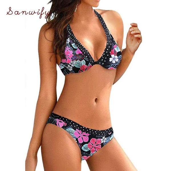 women's swimwear push up bikini set women dots floral print swimsuit bathing suit 2021 halter bandage plus size beach s-3xl, White;black
women's swimwear push up bikini set women dots floral print swimsuit bathing suit 2021 halter bandage plus size beach s-3xl, White;black