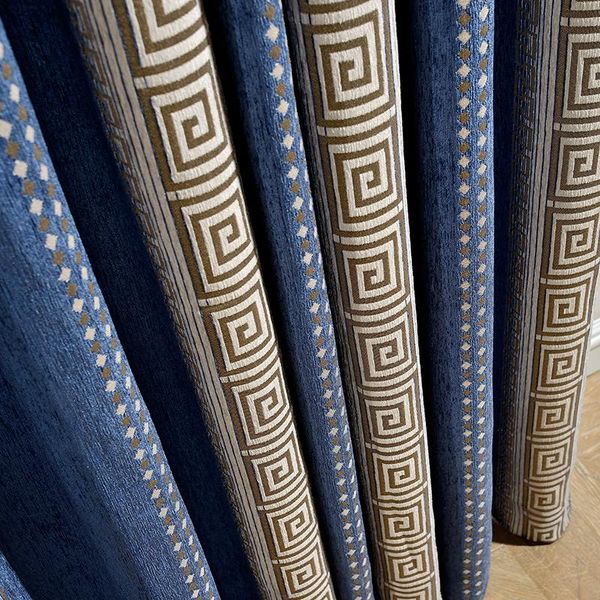 curtain & drapes luxury curtains for living room blue brown thick heavy chenille strip geometric villa window
curtain & drapes luxury curtains for living room blue brown thick heavy chenille strip geometric villa window
