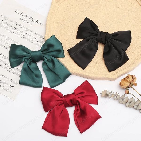 fashion ribbon hairgrips big large bow hairpin for women girls satin trendy ladies hair clip cute barrette hair accessories, Slivery;white
fashion ribbon hairgrips big large bow hairpin for women girls satin trendy ladies hair clip cute barrette hair accessories, Slivery;white