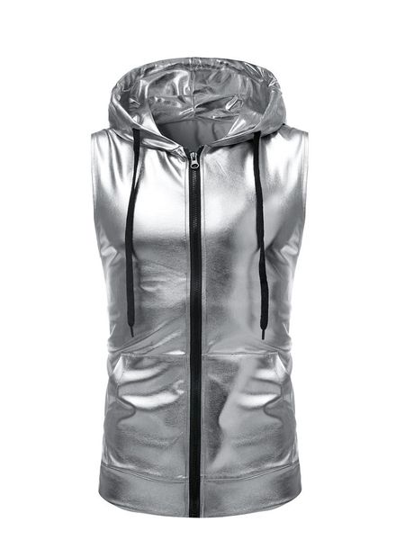 men's vests men fashion bright shiny reflective vest male loose sleeveless drawstring silver jacket boys hooded dance costume plus size, Black;white
men's vests men fashion bright shiny reflective vest male loose sleeveless drawstring silver jacket boys hooded dance costume plus size, Black;white