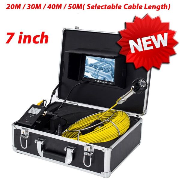 cameras 7 inch monitor sewer waterproof camera 23mm lens 20m cable industrial pipeline drain inspection endoscope
cameras 7 inch monitor sewer waterproof camera 23mm lens 20m cable industrial pipeline drain inspection endoscope