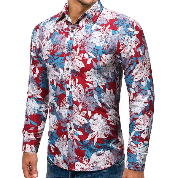 Floral tribal men's long sleeved shirt high quality comfortable fit fashion retro style travel office entertainment, White;black
Floral tribal men's long sleeved shirt high quality comfortable fit fashion retro style travel office entertainment, White;black