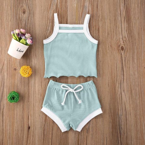 clothing sets baby & children's 0-24m born boys girls set solid sleeveless crop +shorts 2pcs summer ribbed, White
clothing sets baby & children's 0-24m born boys girls set solid sleeveless crop +shorts 2pcs summer ribbed, White