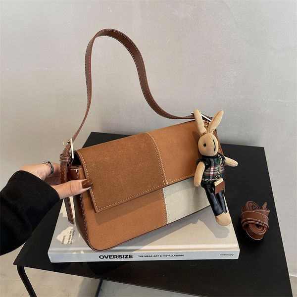 dull polish bag 2021 autumn new shoulder underarm bag internet celebrity french retro textured contrast color messenger bag suede
dull polish bag 2021 autumn new shoulder underarm bag internet celebrity french retro textured contrast color messenger bag suede