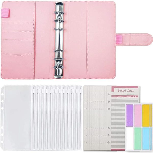 cash envelopes for budgeting with pink a6 binder and 12 clear envelopes,budget money gift wrap
cash envelopes for budgeting with pink a6 binder and 12 clear envelopes,budget money gift wrap