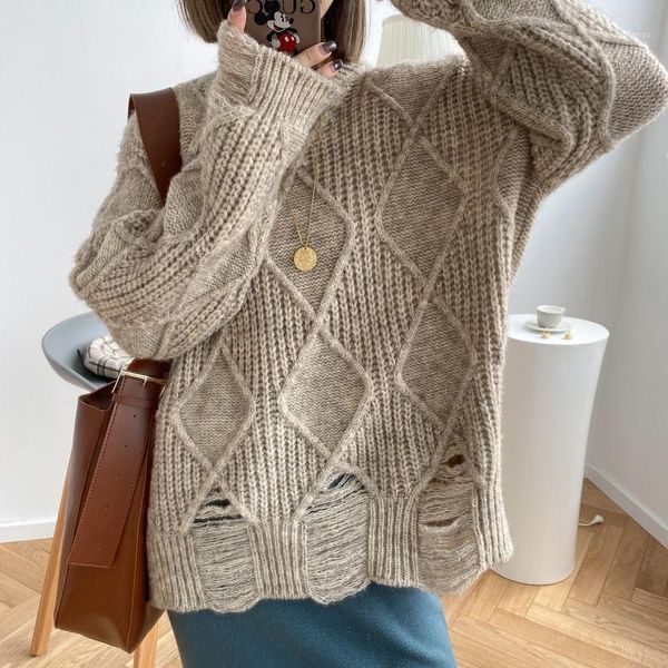 women's sweaters 2021 autumn winter women sweater soild lazy style fashion long sleeve pollovers kintted round neck loose female casual, White;black
women's sweaters 2021 autumn winter women sweater soild lazy style fashion long sleeve pollovers kintted round neck loose female casual, White;black