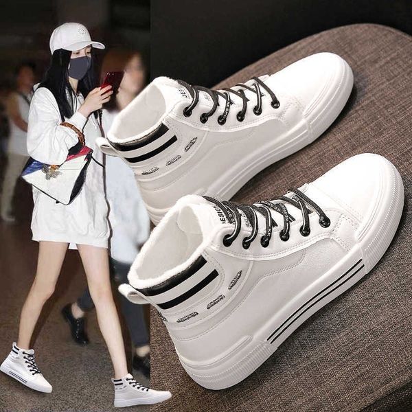 high small white sho women's soft leather 2021 autumn and winter psh two cotton thick soled warm casual sports women
high small white sho women's soft leather 2021 autumn and winter psh two cotton thick soled warm casual sports women