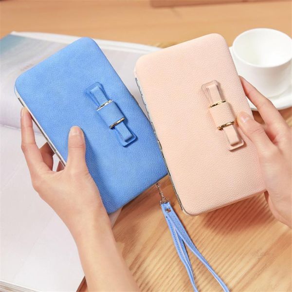 wallets solid bow cute bags for women wallet lady purses ladies clutch female long bag gift card holder carteira feminina w313, Red;black
wallets solid bow cute bags for women wallet lady purses ladies clutch female long bag gift card holder carteira feminina w313, Red;black