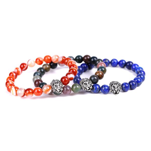 bijoux de mode naturel onyx indien rayures red lion head bracelet à la mode jadeite vert non décoloré bijoux bracelets et bracelets, Black
bijoux de mode naturel onyx indien rayures red lion head bracelet à la mode jadeite vert non décoloré bijoux bracelets et bracelets, Black